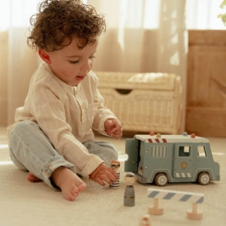 Samochód policyjny z figurkami Little Dutch