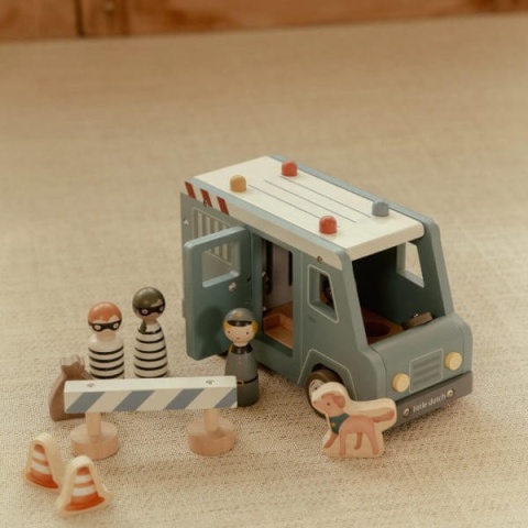 Little Dutch Samochód policyjny z figurkami FSC-2