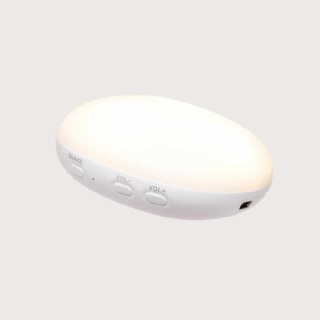 Szumiący miś Moonie 2.0 z lampką nocną - Polar - Organic