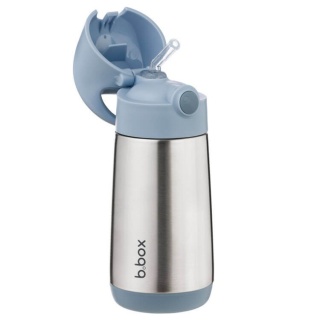 Niebieska butelka termiczna ze słomką B.Box 350 ml Chill Out