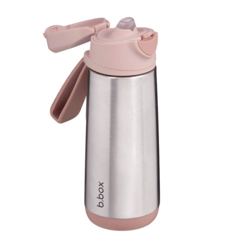 Butelka termiczna sportowa z ustnikiem B.box - Blush Crush 500 ml otwarta