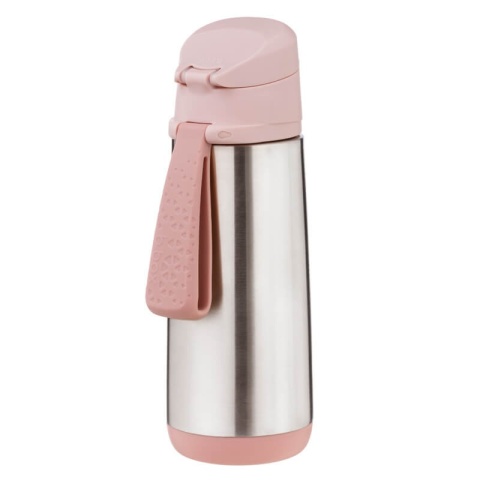 Butelka termiczna sportowa z ustnikiem B.box - Blush Crush 500 ml tył