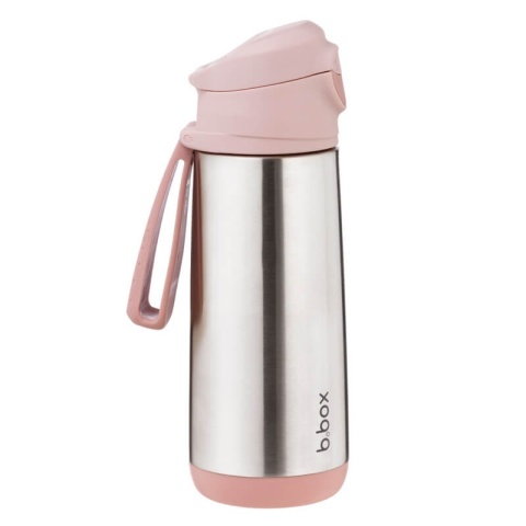 Butelka termiczna sportowa z ustnikiem B.box - Blush Crush 500 ml bok