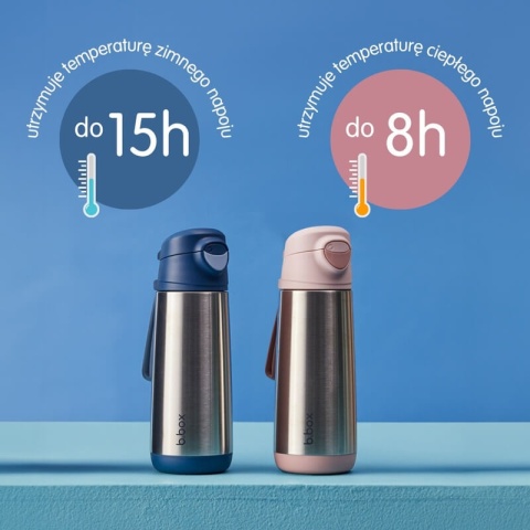 Butelka termiczna sportowa z ustnikiem B.box - Midnight 500 ml utrzymanie temperatury