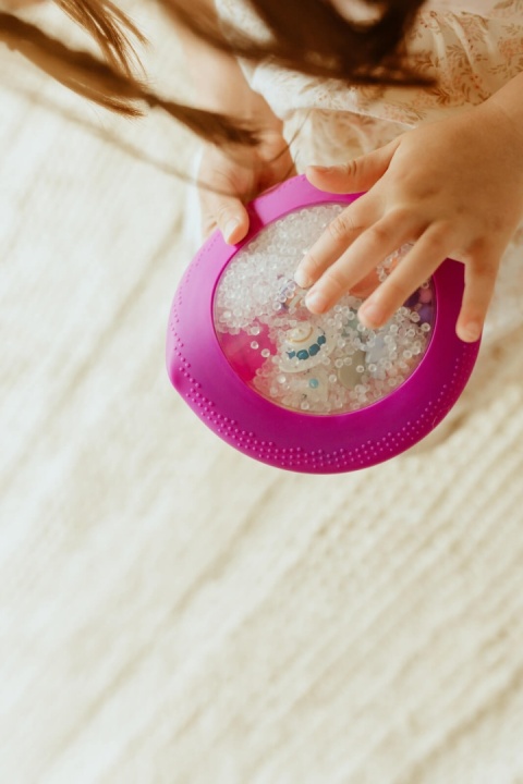 Dysk sensoryczny dla dzieci Jellystone A-Ku-Ku Peekaboo - Galaktyka