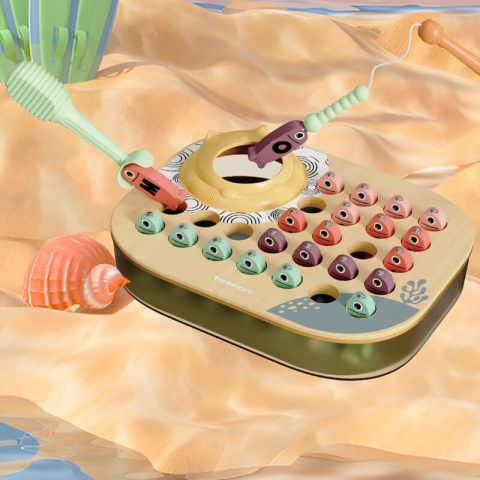 Łowimy rybki ABC gra zręcznościowa na magnes Topbright pokaz gry