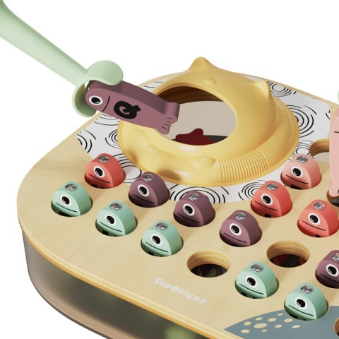 Łowimy rybki ABC gra zręcznościowa na magnes Topbright łapanie rybki