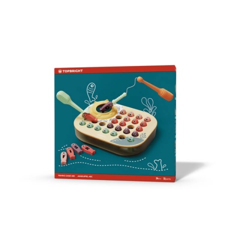 Łowimy rybki ABC gra zręcznościowa na magnes Topbright w opakowaniu