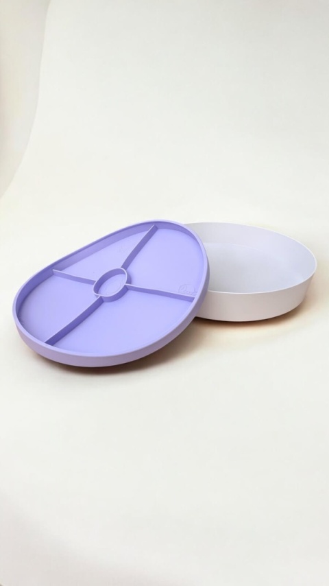 Fioletowa tacka sensoryczna Jellystone Play Tray 2w1 dwa różne dna