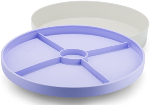 Fioletowa tacka sensoryczna Jellystone Play Tray 2w1 miękka część