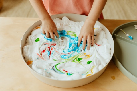 Fioletowa tacka sensoryczna Jellystone Play Tray 2w1 piana