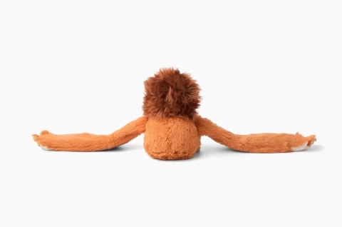 Pluszak obciążeniowy Hugimals Orangutan Ollie dla dzieci i dorosłych tył