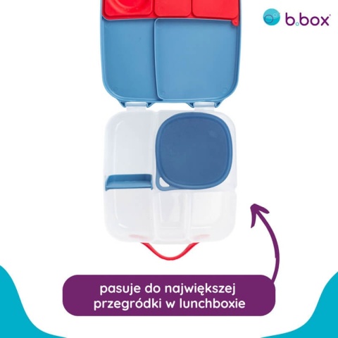 Pojemnik do lunchboxa B.box - Ocean400 ml idealna do największej przgródki