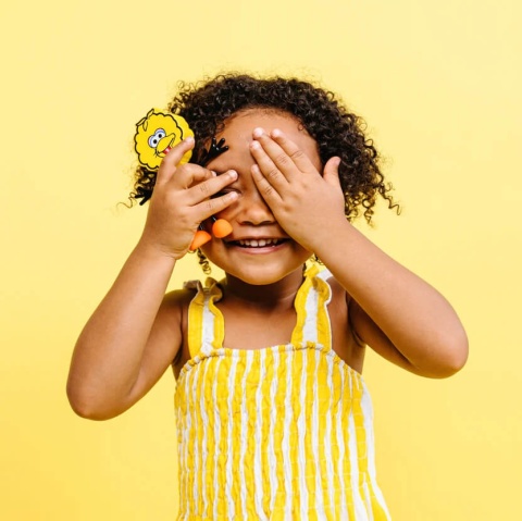 Postać do kąpieli Glo Pals Wielki Ptak - zestaw z dwiema kostkami zabawa z figurką