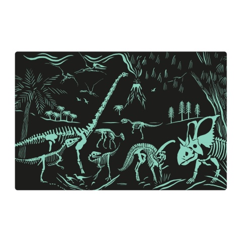 Puzzle Apli Kids świecące w ciemności - Dinozaury 4+ świecące
