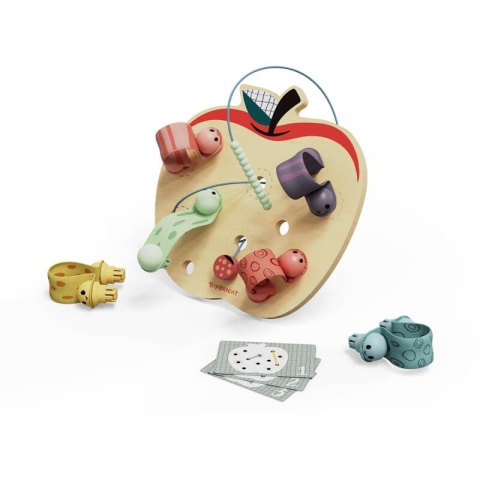 Robaczki w jabłuszku gra logiczna Topbright