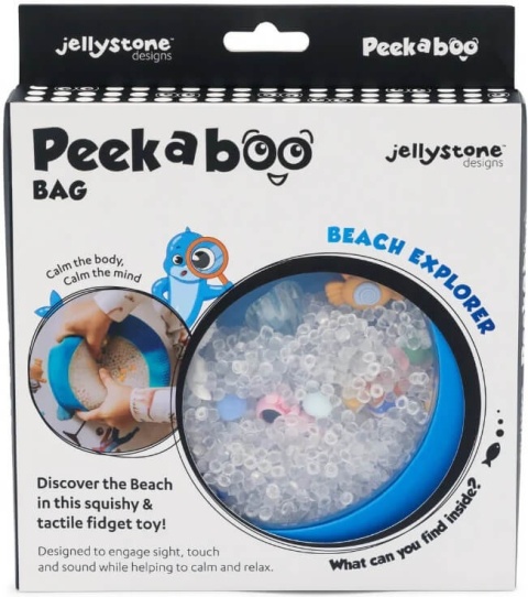 Dysk sensoryczny dla dzieci Jellystone A-Ku-Ku! Peekaboo - Plaża w opakowaniu