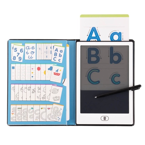 Tablet LCD Apli Kids 40 szablonów do odrysowania środek