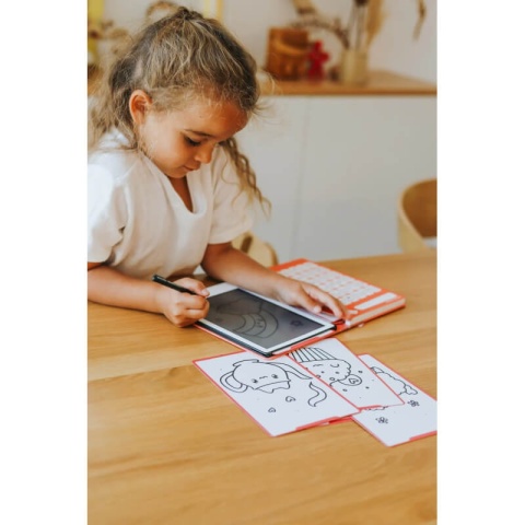 Tablet do rysowania Kidywolf Kidydraw Mini Kawai wiele obrazkoów