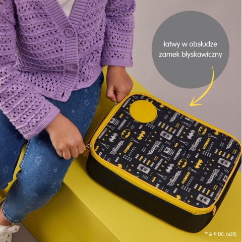 Torba termiczna B.box - Batman błyskawiczny zamek