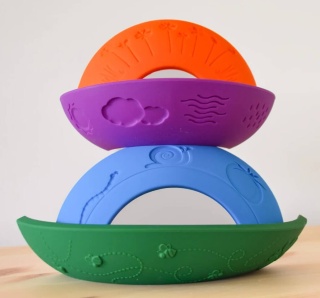 Układanka sensoryczna - Kolorowa tęcza Jellystone Over the rainbow Bright