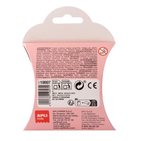 Zestaw do robienia bransoletek Apli Kids - Stokrotka tył opakowania