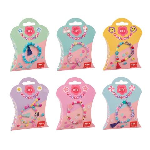 Zestaw do robienia bransoletek Apli Kids - Kwiaty różne zestawy