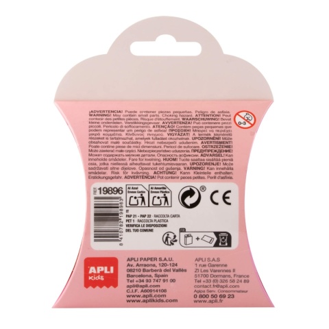 Zestaw do robienia bransoletek Apli Kids - Kwiaty tył opakowania