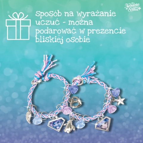 Zestaw do robienia bransoletek – bransoletki przyjaźni - Nebulous Stars - Coralia prezent dla bliskiej osoby