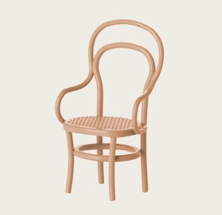 Różowe Krzesło dla Myszek Maileg - Dark powder