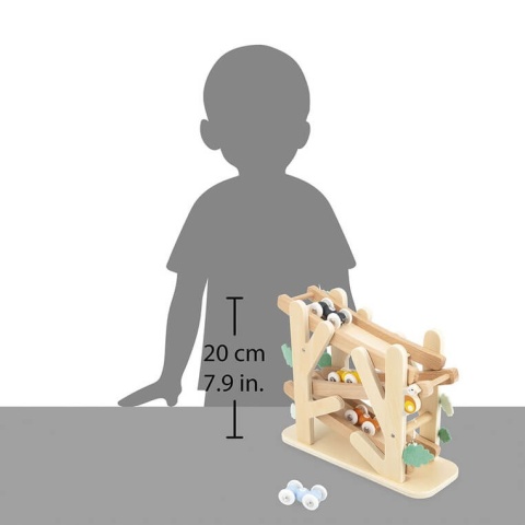 Drewniana Rampa wyścigowa dla mrówek Janod Sweet Cocoon  wysokość