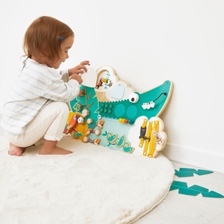 Drewniana tablica manipulacyjna Janod Krokodyl Tropik