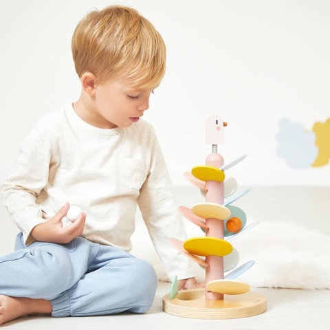 Drewniany kulodrom Ptaszek Janod Sweet Cocoon przód