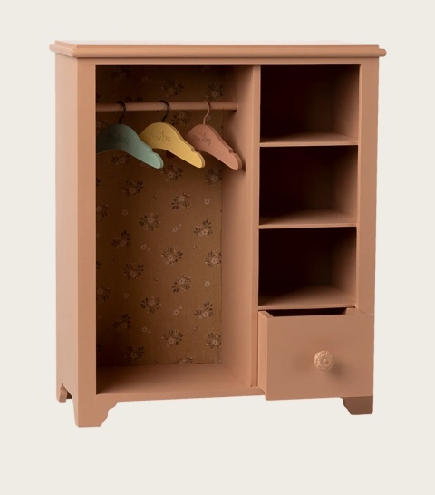 duża szafa garderoba ciemny puder