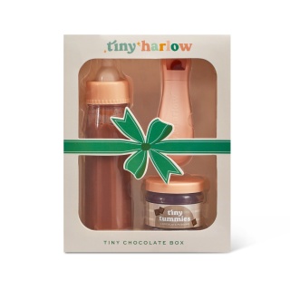 Magiczna butelka i słoiczek czekolady z łyżeczką dla lalki