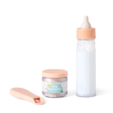 Magiczna butelka i słoiczek z łyżeczką dla lalki