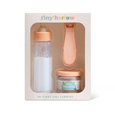 Magiczna butelka i słoiczek z łyżeczką dla lalki