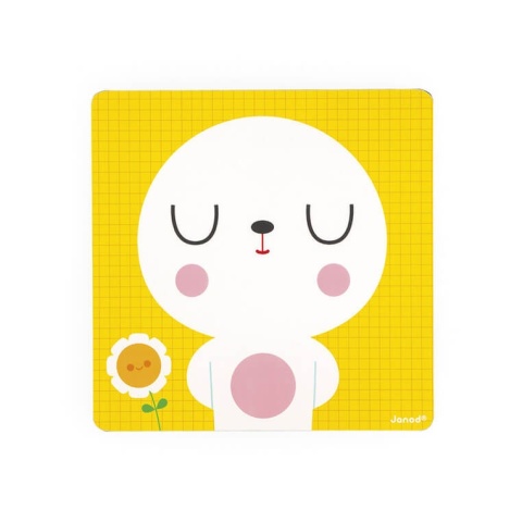 Magnetyczna układanka Janod Emocje Miś bez emocji