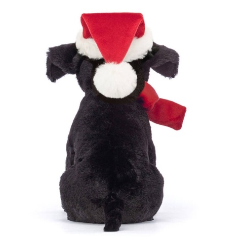 Maskotka Jellycat Labrador w Czapce Świętego Mikołaja 22cm tył