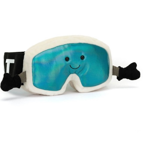 Maskotka Jellycat Wesołe Gogle Narciarskie 17 cm przód