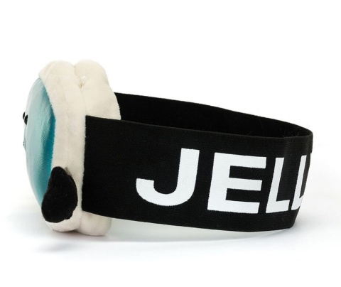 Maskotka Jellycat Wesołe Gogle Narciarskie 17 cm lewa strona