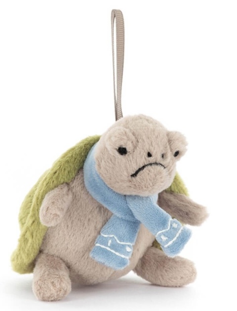 Maskotka Jellycat Żółw Timmy Zawieszka 10 cm przód
