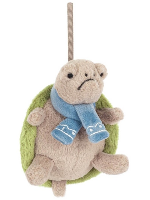 Maskotka Jellycat Żółw Timmy Zawieszka 10 cm przód wiszący