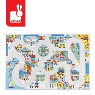 Mata do zabawy z drogą Janod Miasto Cross Roads