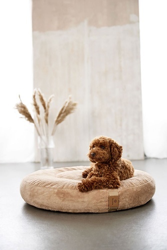 PALOPA Okrągłe legowisko donut dla psa Fippa humus M-L