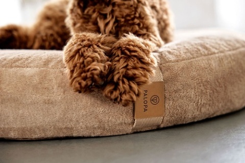 PALOPA Okrągłe legowisko donut dla psa Fippa humus S