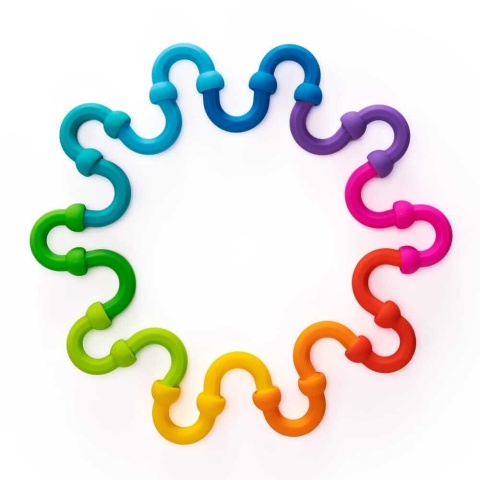 Plip Klocki Silikonowe Fat Brain Toy Półokrągłe gwiazda