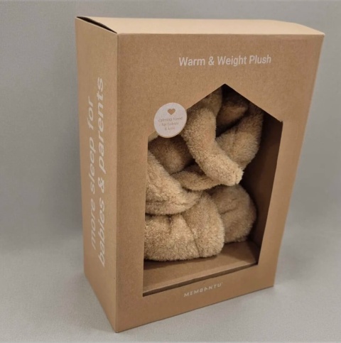 Pluszak obciążeniowy Membantu brązowy słoń w opakowaniu