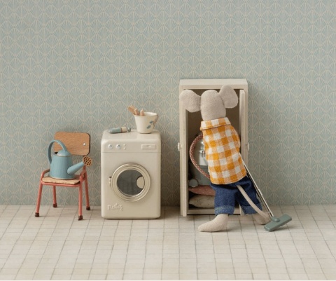 Pralka dla Myszek Maileg z myszką która sprząta