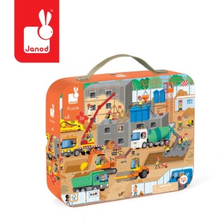 Puzzle Janod Plac budowy 36 elementów